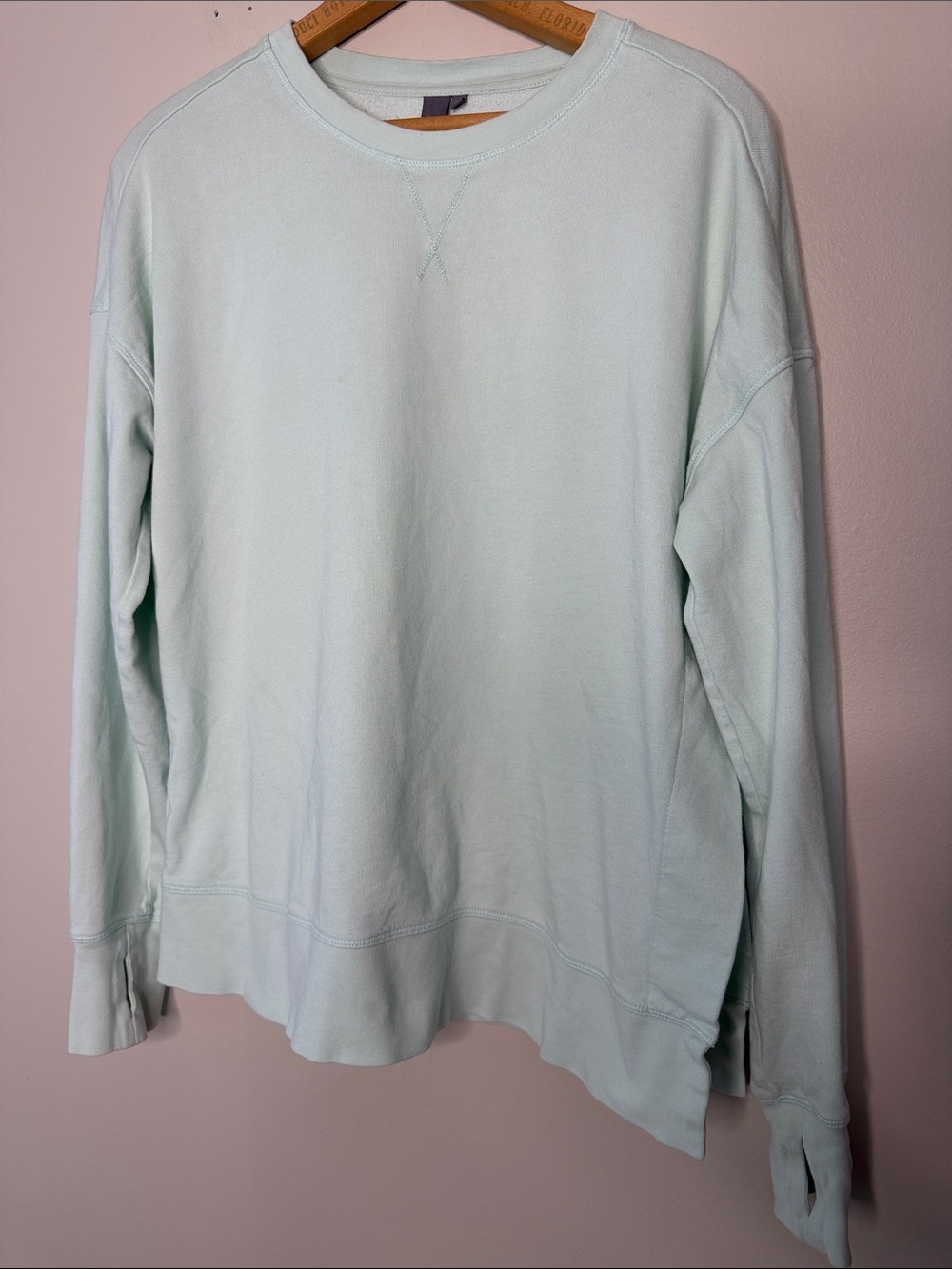 Like New Sweaty Betty Light Mint Pullover Sweatshirt